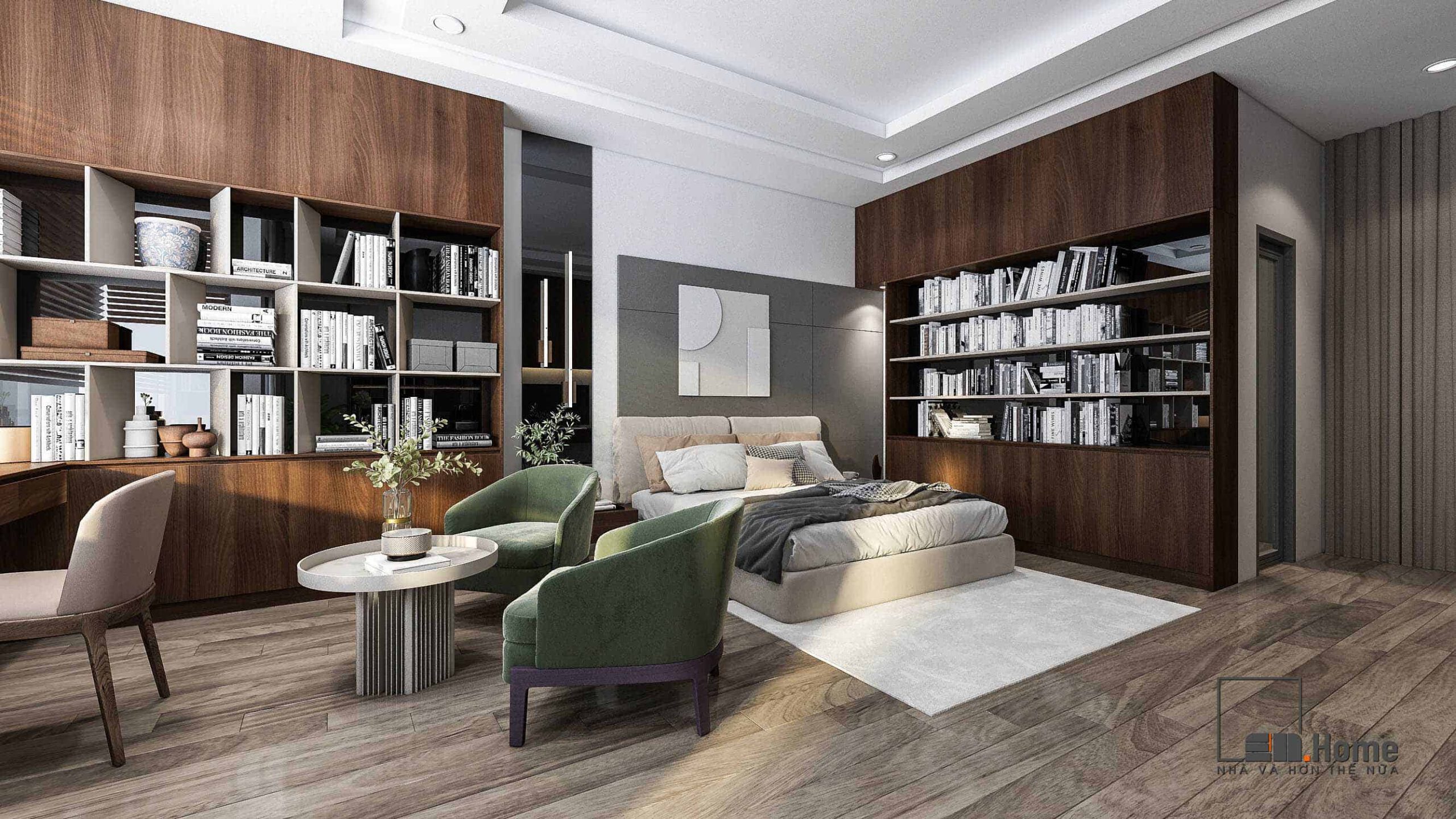 Ý tưởng thiết nội thất nhà đẹp cho nhà 3 tầng 130m2 7 thiết kế nội thất sang trọng