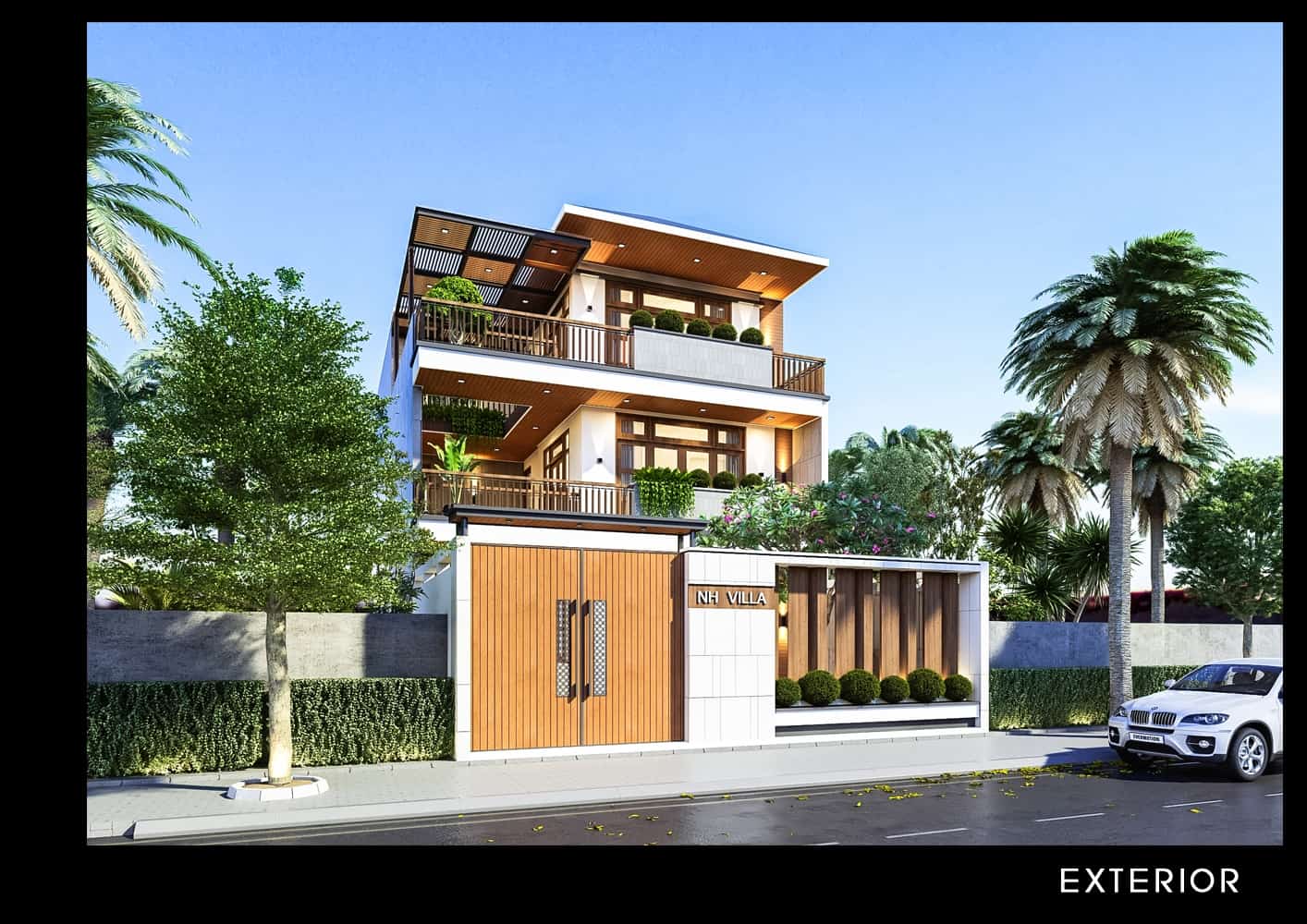 Euro Villa Mr Nhân Hoà Xuân 3 tầng 4 Png 250m2 11 Thiết kế Kiến trúc