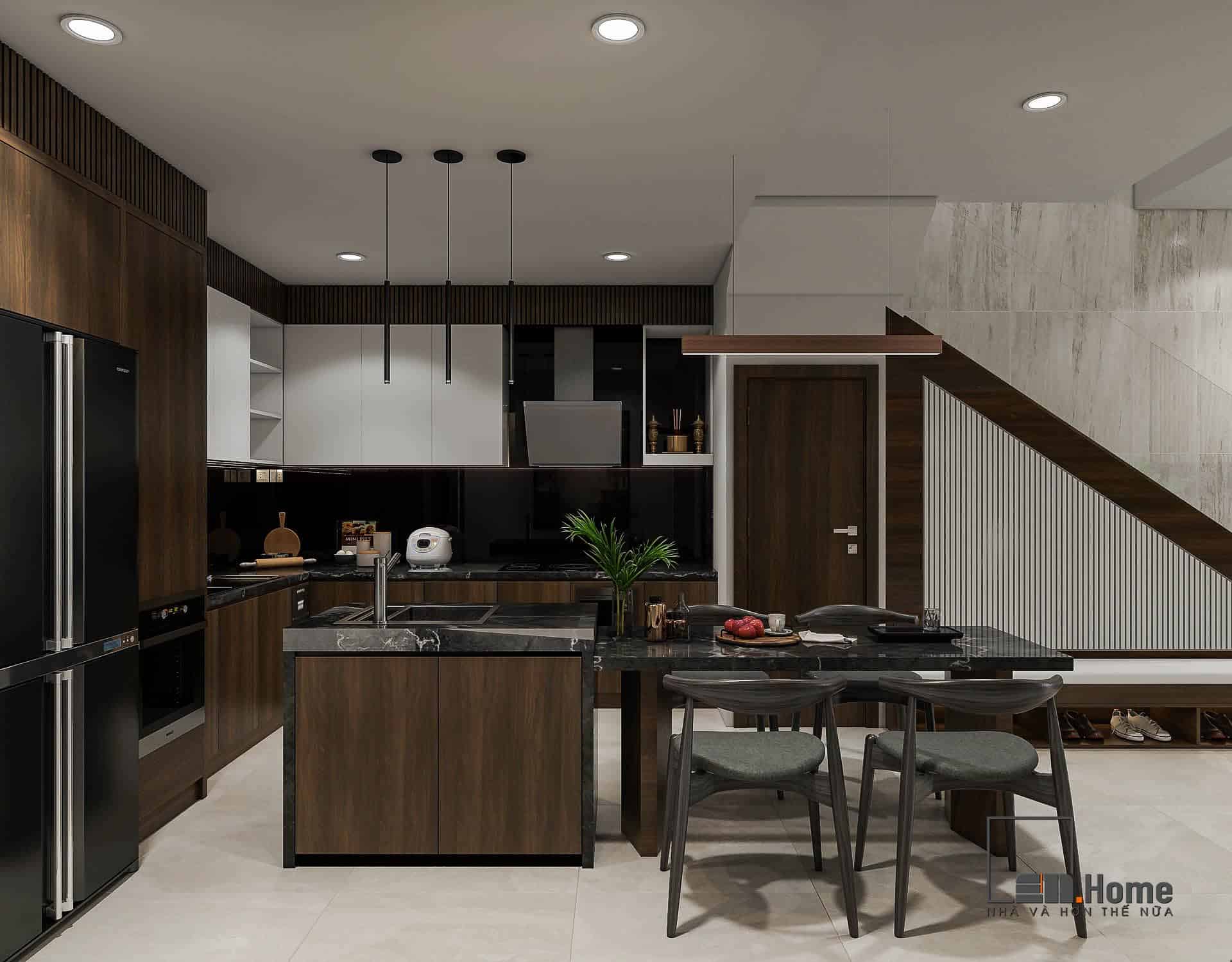 Nội thất anh Quý Đà Nẵng 3 tầng 75.6m2 19 Thiết kế kiến trúc nội thất Đà Nẵng