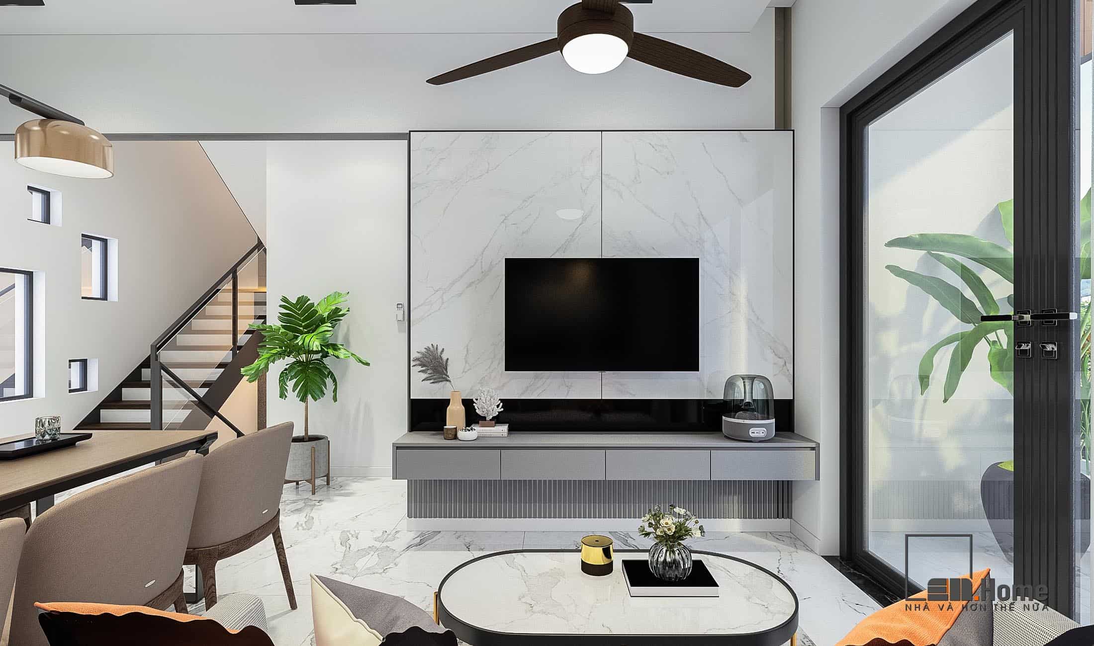Nội thất Mr Vũ - Ngũ Hành Sơn 90m2 12 Nội thất trẻ trung