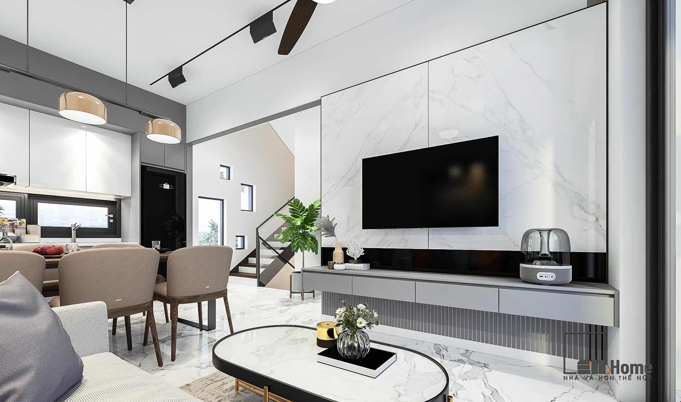 Nội thất Mr Vũ - Ngũ Hành Sơn 90m2 14 Nội thất trẻ trung