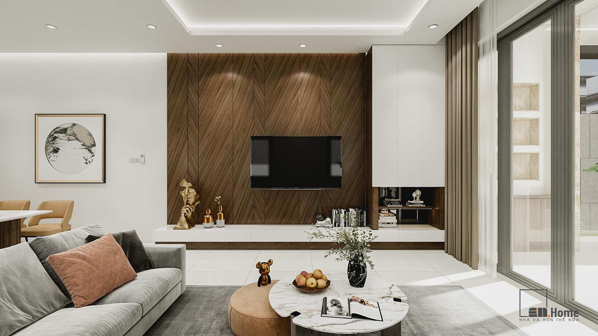 Tham khảo ý tưởng thiết kế nội thất Đà Lạt đẹp nên thơ 12 Thiết kế nội thất Đà Lạt nhà anh Chiến sang trọng tại En Home