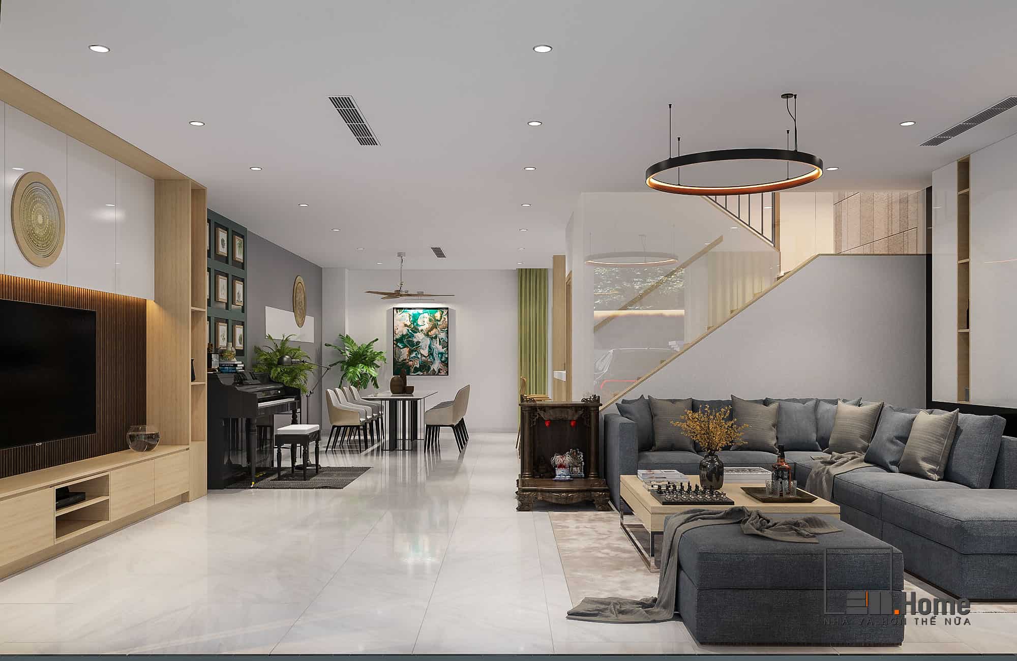 NỘI THẤT NHÀ PHỐ 16 thiet ke noi that nha pho