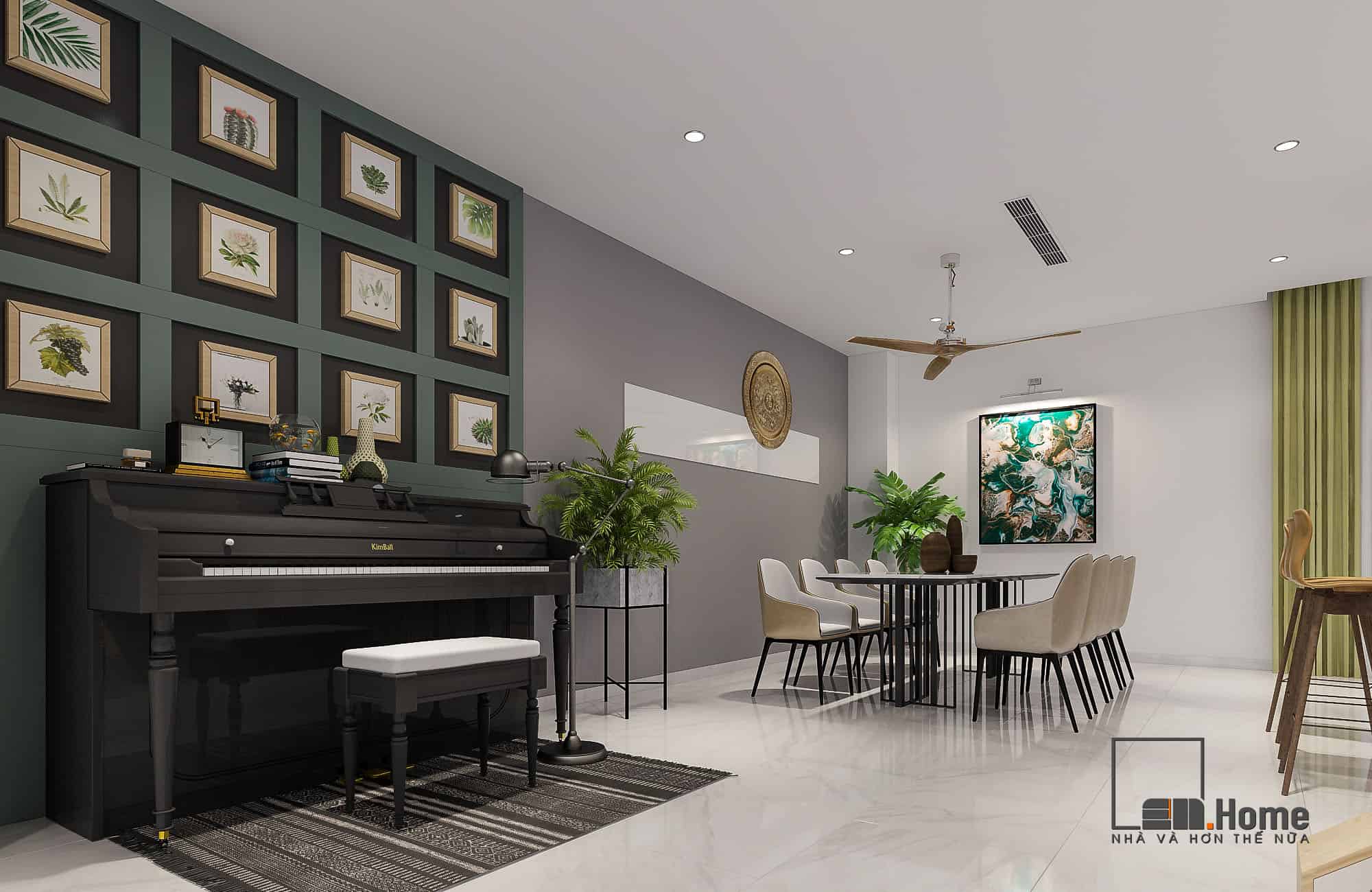 NỘI THẤT NHÀ PHỐ 18 thiet ke noi that nha pho