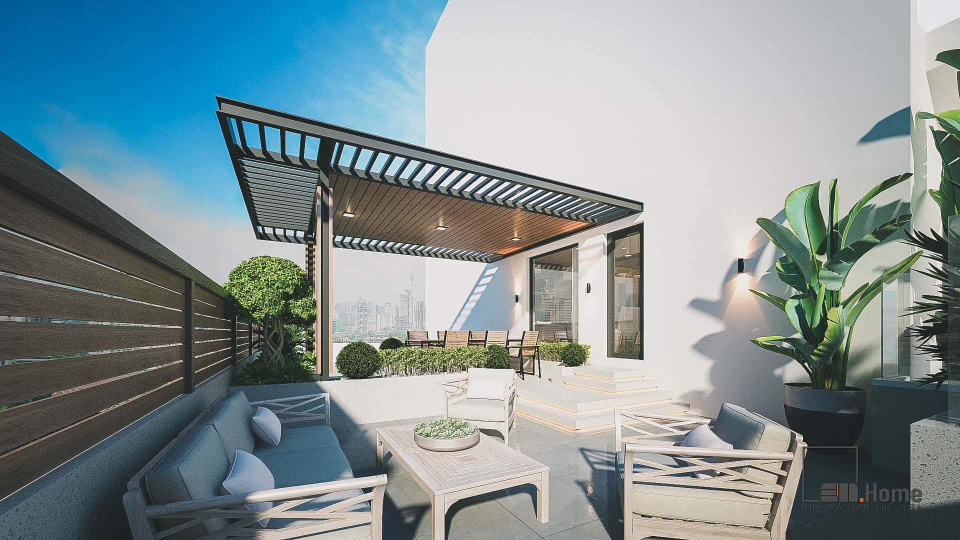 Nội thất biệt thự Penthouses 1 TNV Apartment Anh Thịnh 80m2 - Đà Nẵng 30 thiet ke penthouse