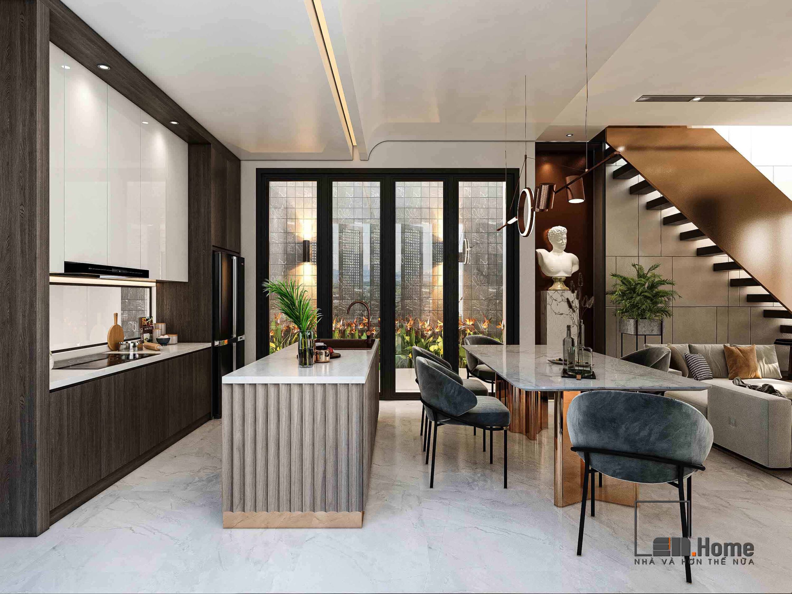Nội thất biệt thự anh Hoàng Anh Tuấn - 350m2, Đà Nẵng 17 Thiết kế nội thất biệt thự anh Tuấn