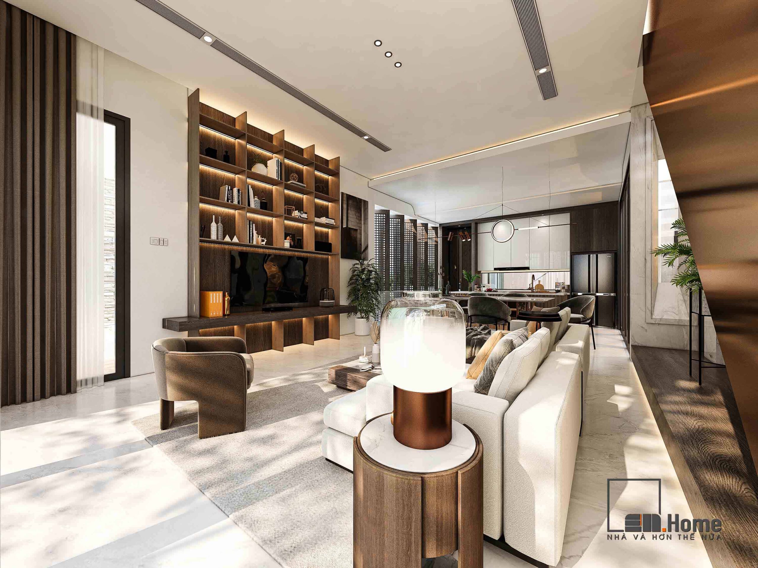 Nội thất biệt thự anh Hoàng Anh Tuấn - 350m2, Đà Nẵng 15 Thiết kế nội thất biệt thự