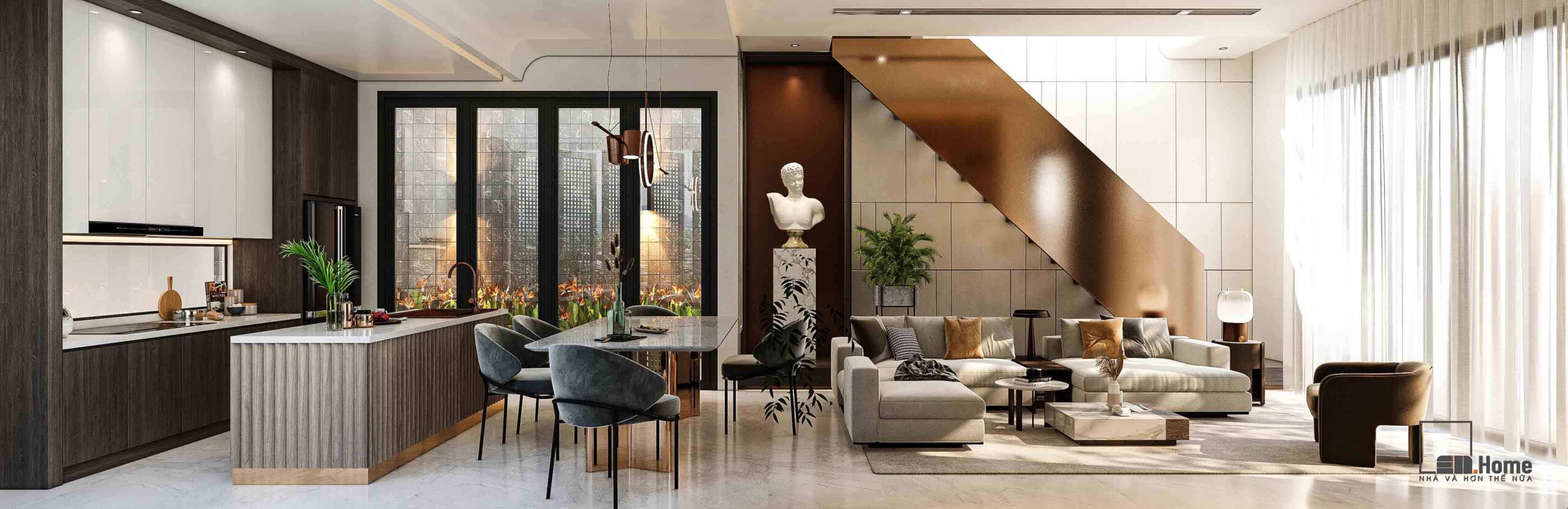 Nội thất biệt thự anh Hoàng Anh Tuấn - 350m2, Đà Nẵng 12 Thiết kế nội thất biệt thự anh Tuấn