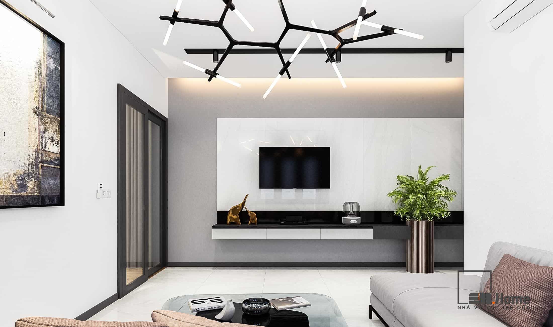 Thiết kế nội thất căn hộ 75m2 anh Huy - Quảng Nam 9 can ho anh huy 1