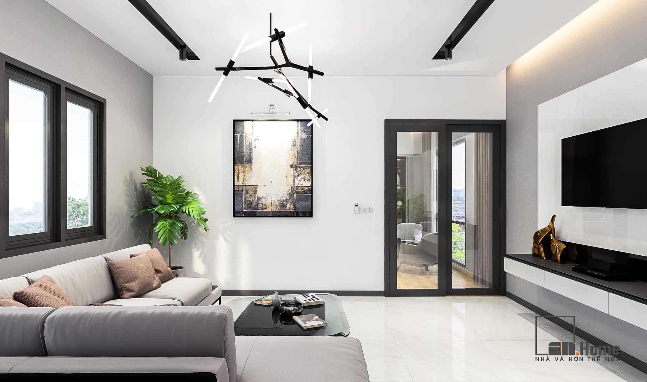 Thiết kế nội thất căn hộ 75m2 anh Huy - Quảng Nam 11 can ho anh huy 3