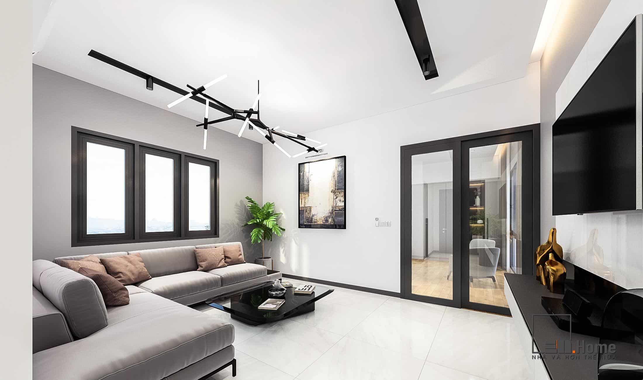 Thiết kế nội thất căn hộ 75m2 anh Huy - Quảng Nam 13 can ho anh huy 5