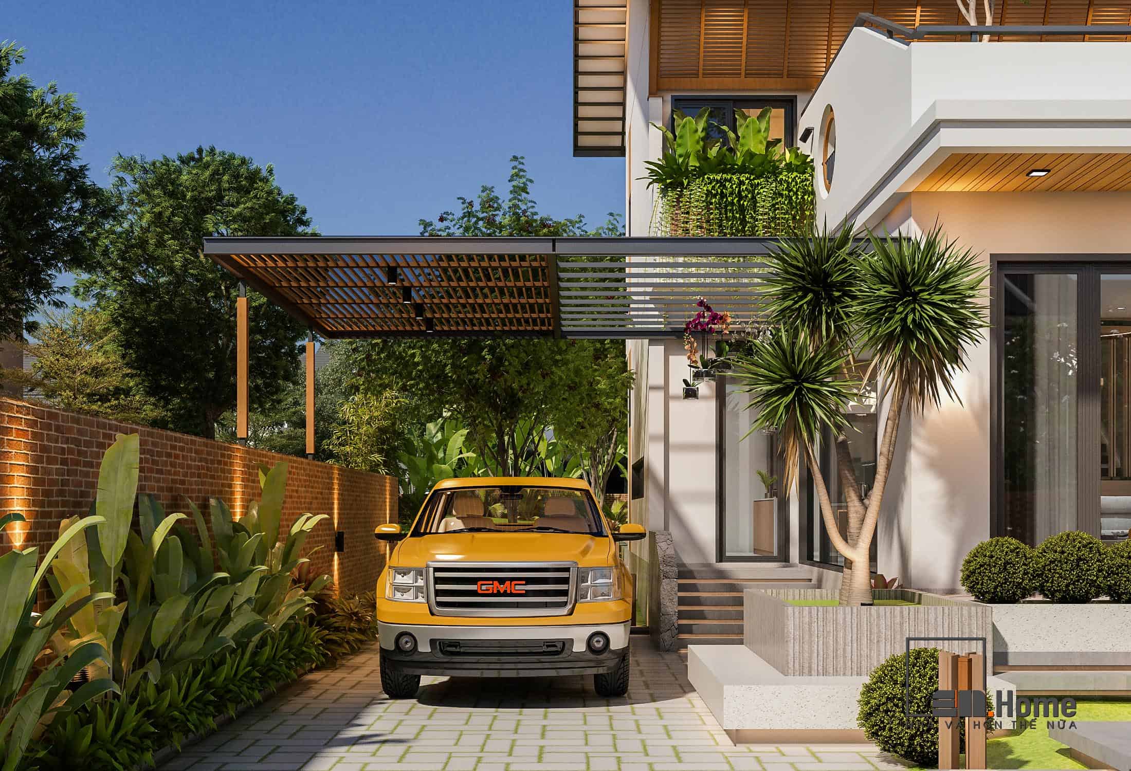 Thiết kế biệt thự nhà vườn chú Thắng 500m2 - Lâm Đồng 33 nha chu Thang 2