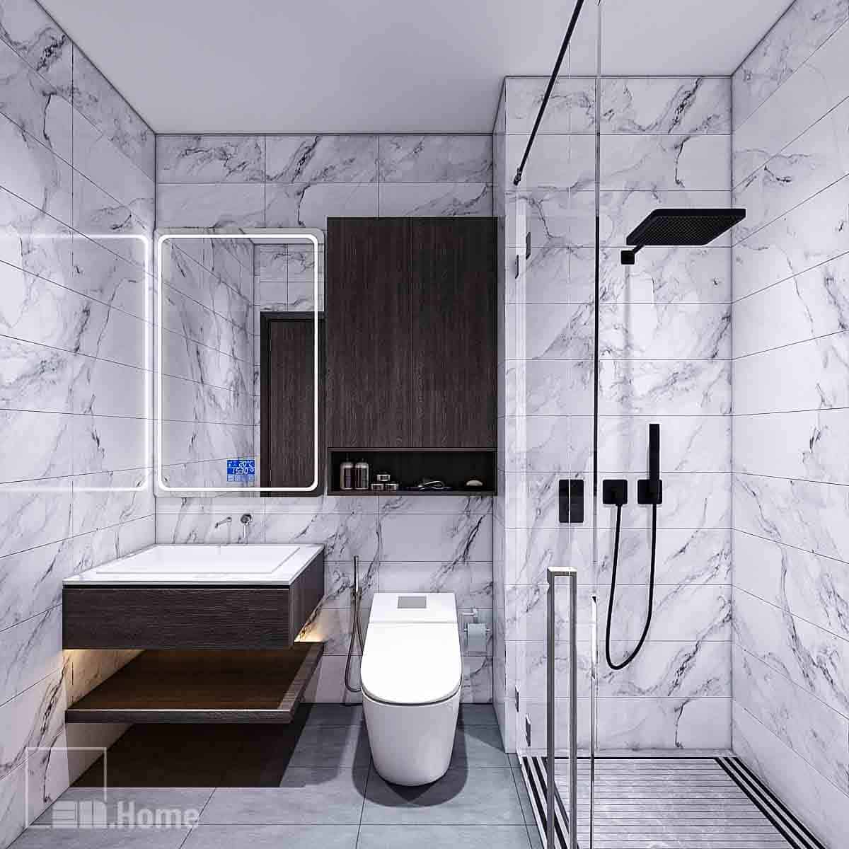 Dự án thiết kế, thi công nội thất chung cư FPT 2 PN - Đà Nẵng 26 noi that chung cu FPT