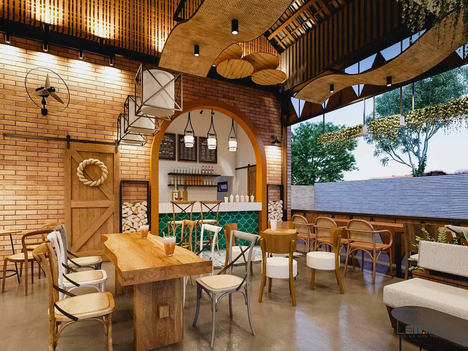 Thiết kế quán caffee MÁT GARDEN 300M2 - Đà Nẵng 21 thiet ke quan ca phe