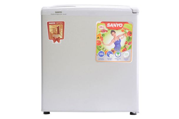 Kích thước tủ lạnh mini Sanyo SR-5KR 50L