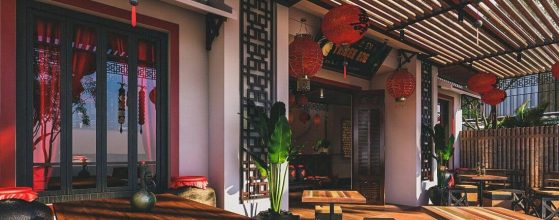 Thiết kế quán bar cổ trang