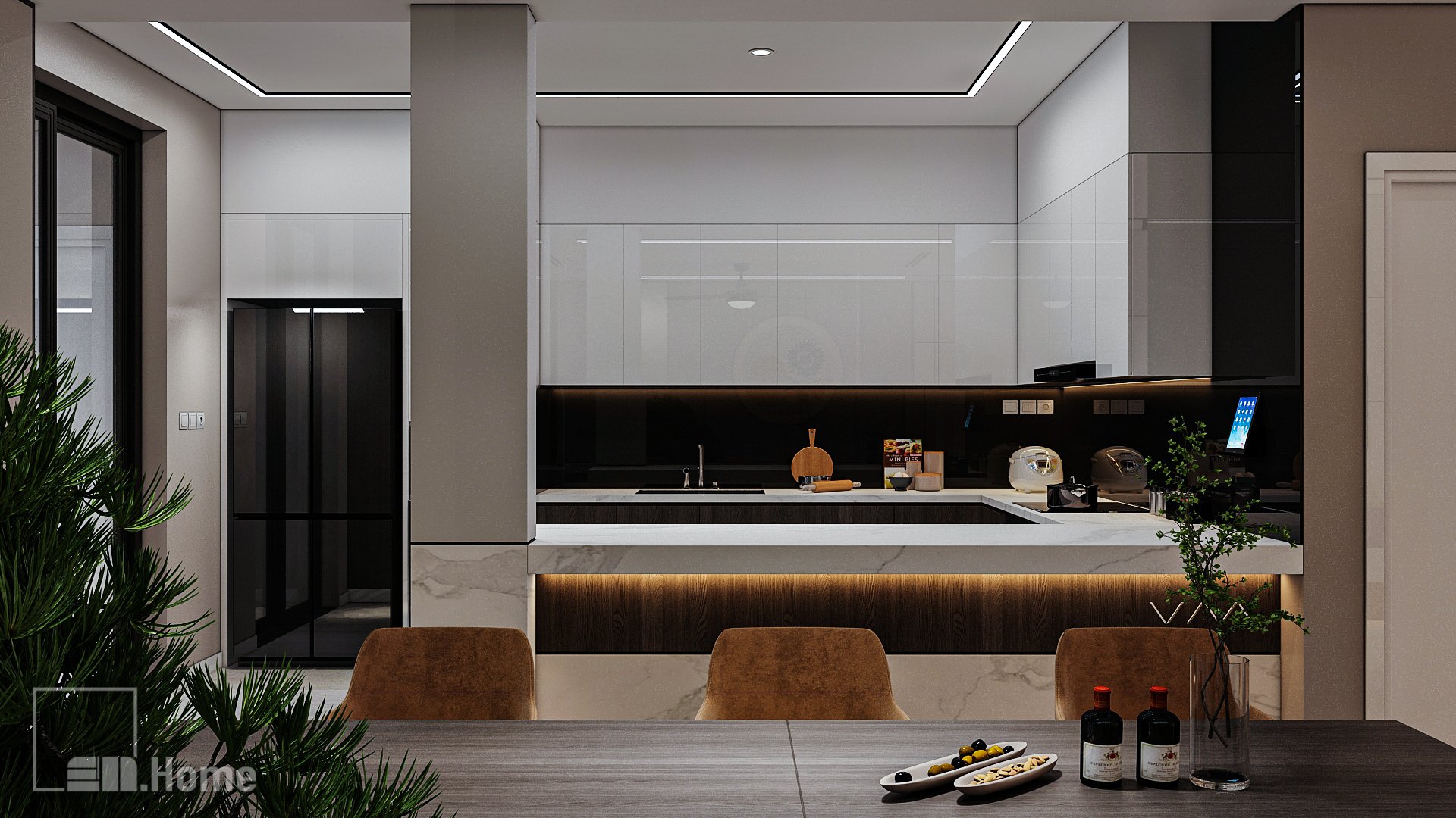 Nội thất biệt thự Anh Tẩn, sàn 316,1m2 - Đà Nẵng 28 Thiet ke noi that nha dep