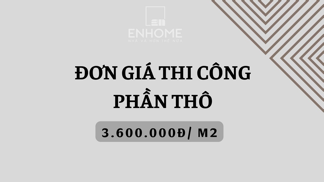 bảng giá thi công phần thô 