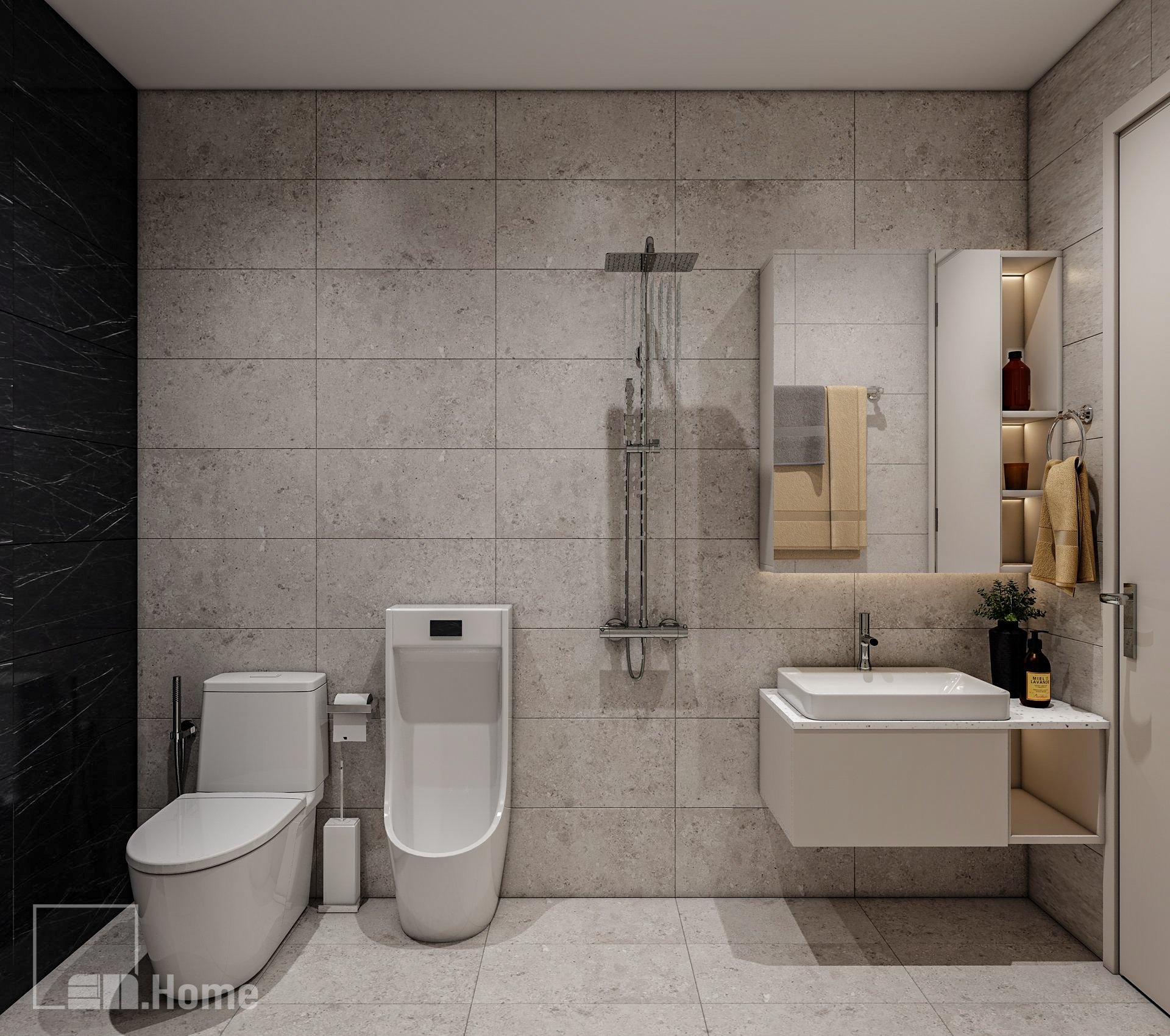 Thiết kế nội thất hiện đại nhà 3 tầng 250m2 - Tôn giá trị ngôi nhà 28 thiet ke noi that hien dai