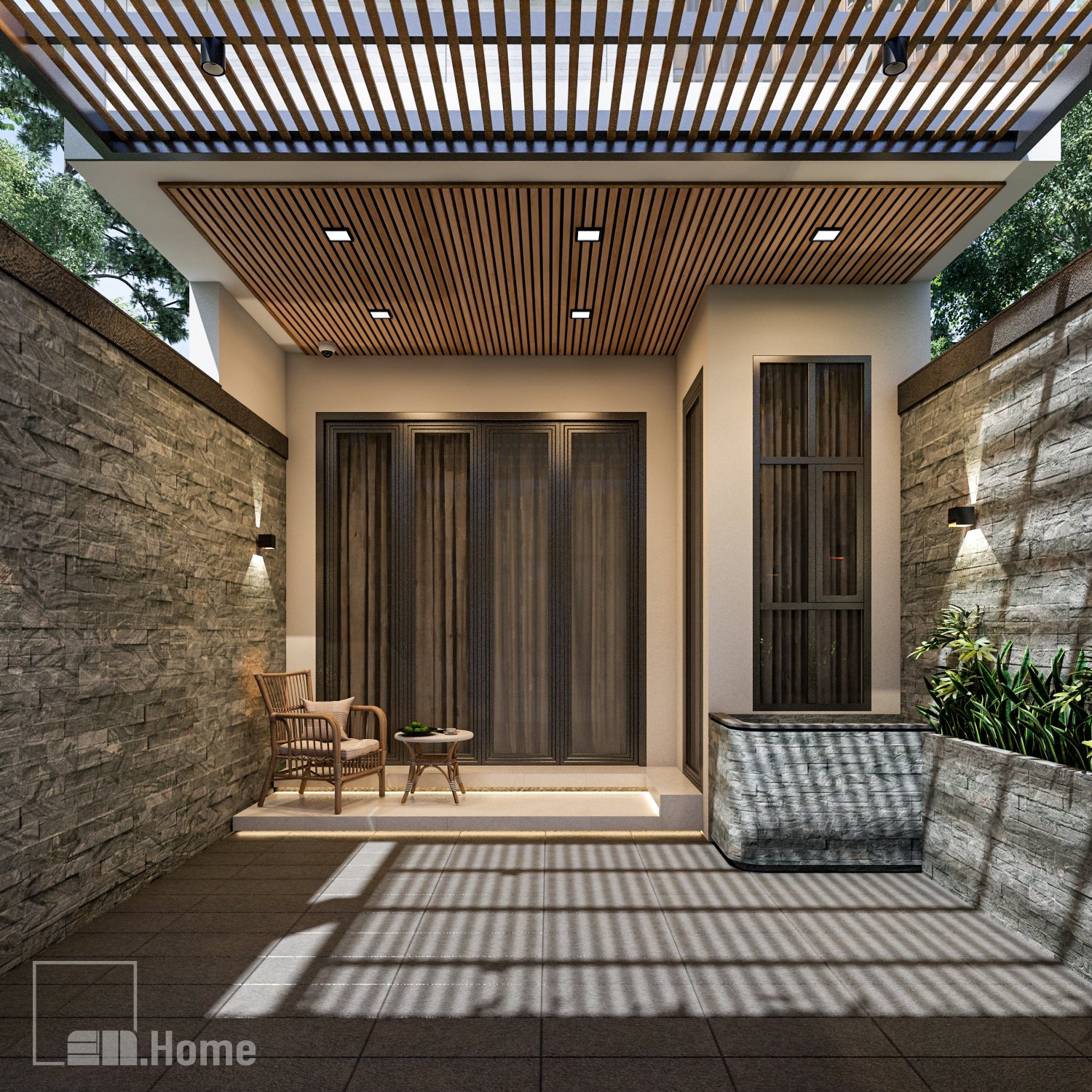 Thiết kế nội thất hiện đại nhà 3 tầng 250m2 - Tôn giá trị ngôi nhà 23 thiet ke noi that hien dai