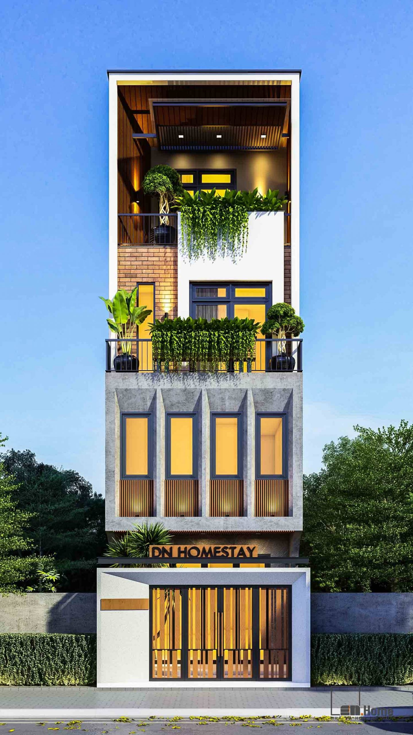 Thiết kế DN Homestay anh Cường 300m2 - Đà Nẵng 28 thiet ke homestay