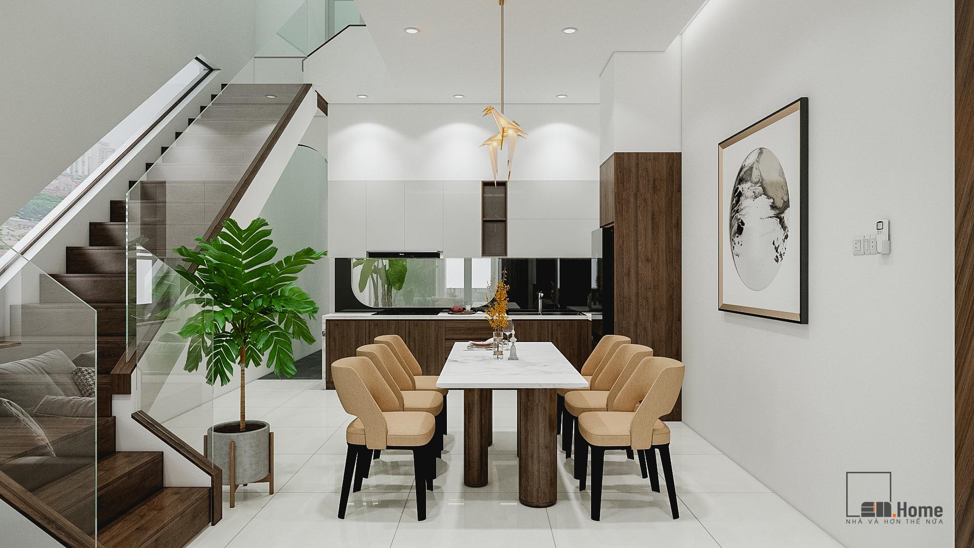 Thiết kế nhà phố 5 tầng Anh Chiến - Đà Nẵng 29 nha anh chien