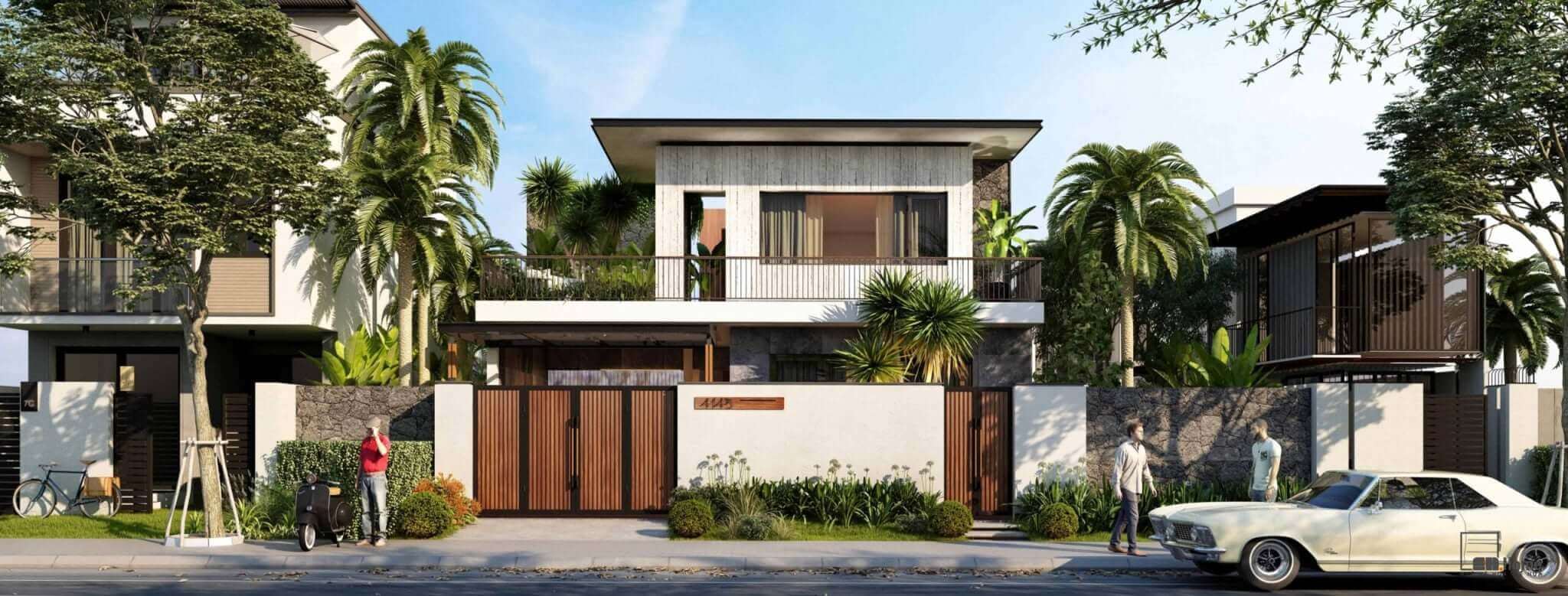THIẾT KẾ NHÀ PHỐ 2 TẦNG 10 nha pho 2 tang