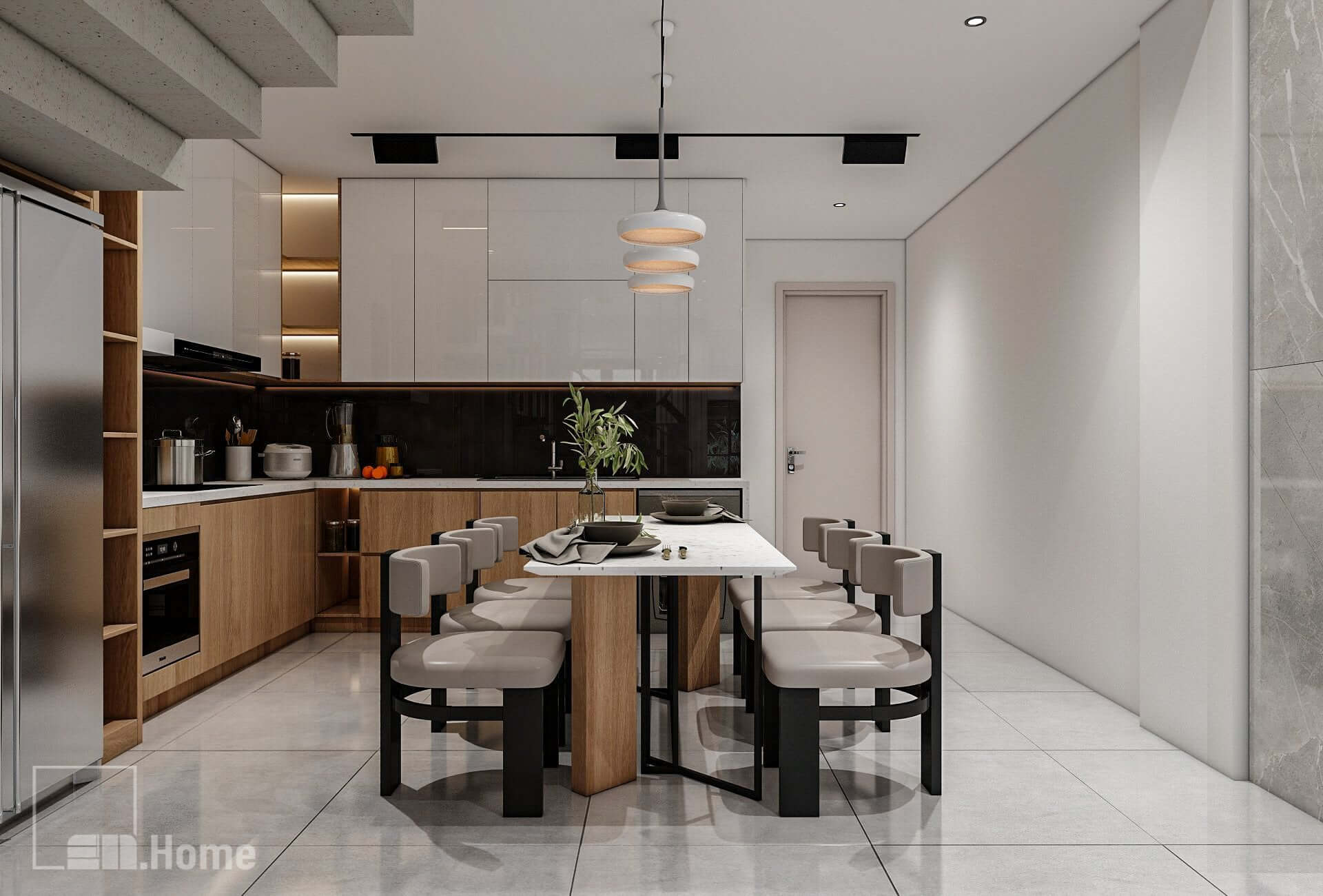 NỘI THẤT NHÀ PHỐ 8 nha pho 3 tang 10