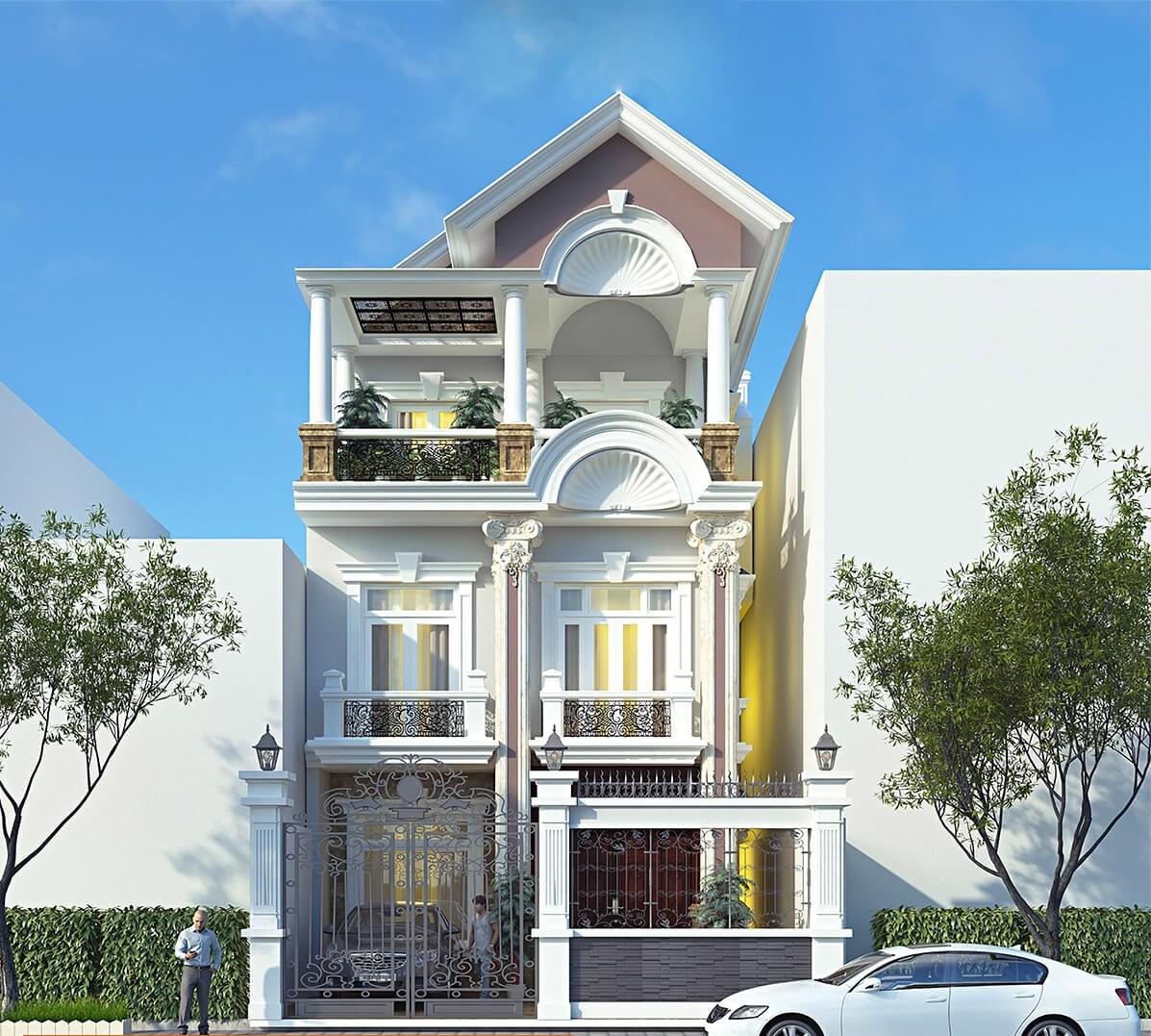 10+ Mẫu Thiết Kế Biệt Thực Đẳng Cấp, Sang Trọng - EnHome 70 thiet ke biet thu