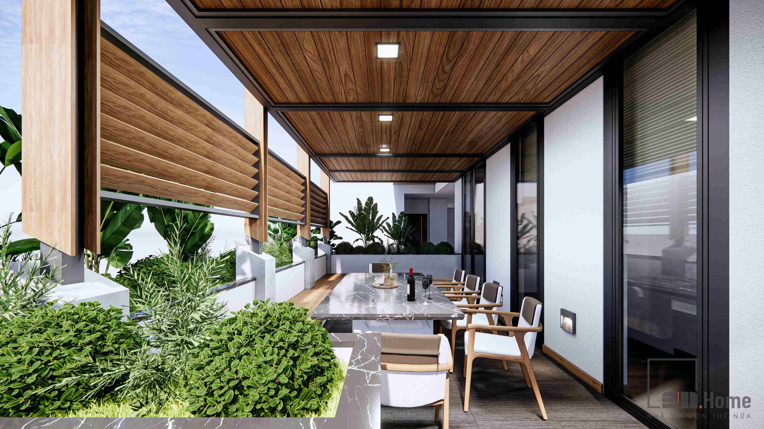 Thiết kế Villa anh Nhân - Đà Nẵng 12 thiet ke villa cao cap
