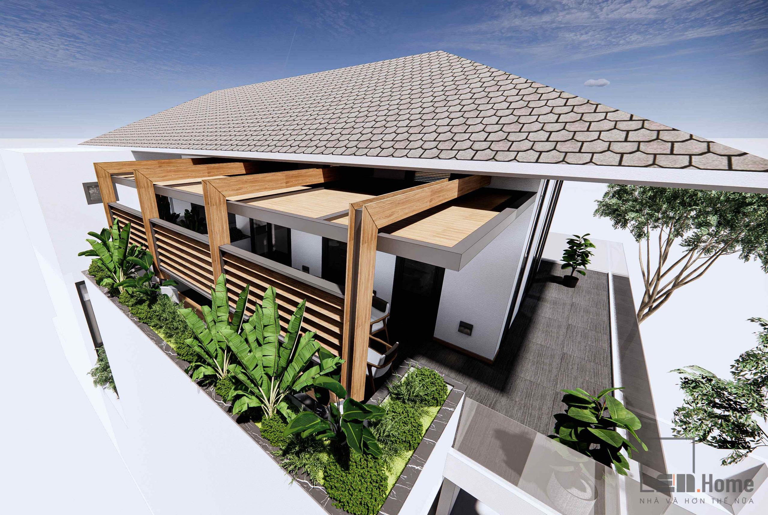 Thiết kế Villa anh Nhân - Đà Nẵng 9 thiet ke villa cao cap