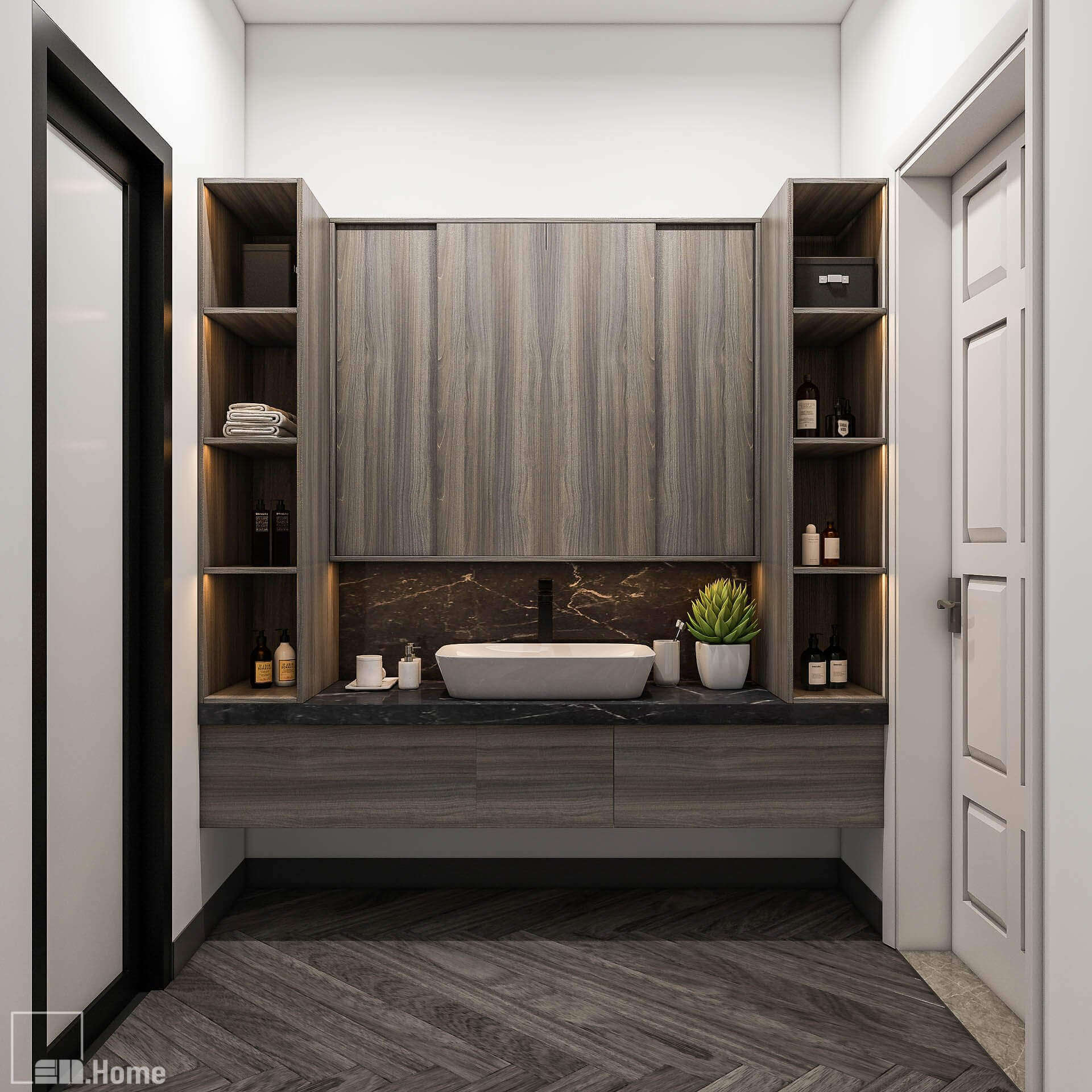 Cải tạo nội thất nhà chị Sương 7x14m - Đà Nẵng 44 nha chi Suong
