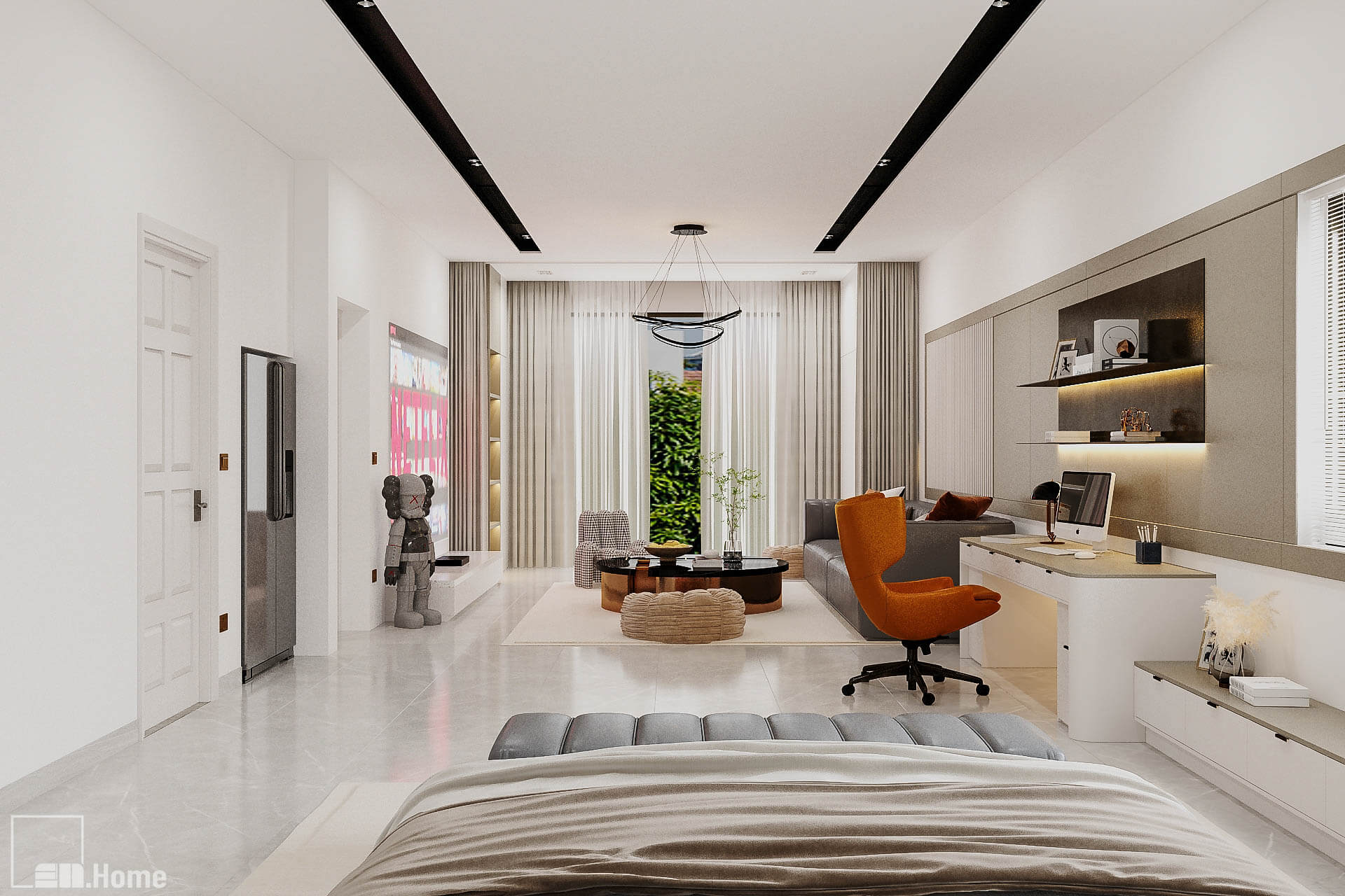 Thiết kế nội thất nhà chị Nguyên 10x28m - Đà Nẵng 56 nha chi nguyen