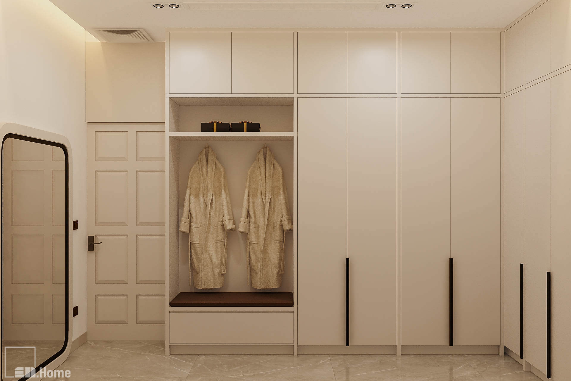 Thiết kế nội thất nhà chị Nguyên 10x28m - Đà Nẵng 66 nha chi nguyen
