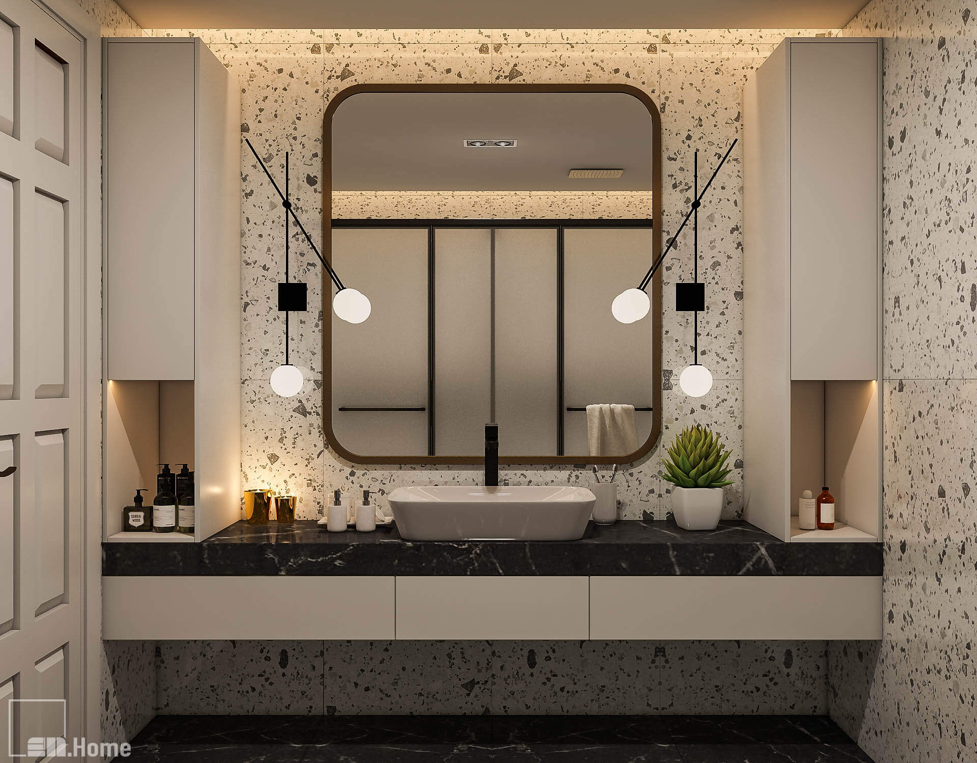 Thiết kế nội thất nhà chị Nguyên 10x28m - Đà Nẵng 70 nha chi nguyen