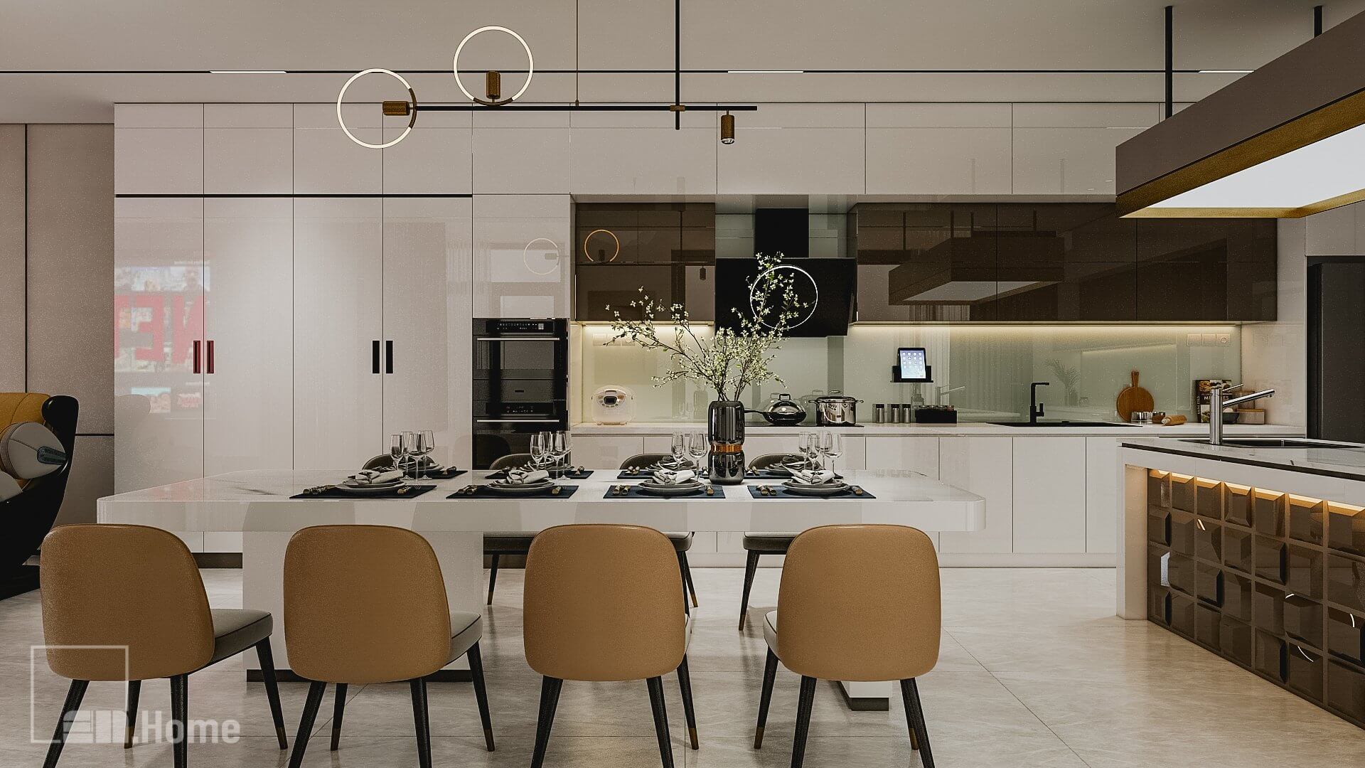 Thiết kế nội thất nhà chị Nguyên 10x28m - Đà Nẵng 43 nha chi nguyen