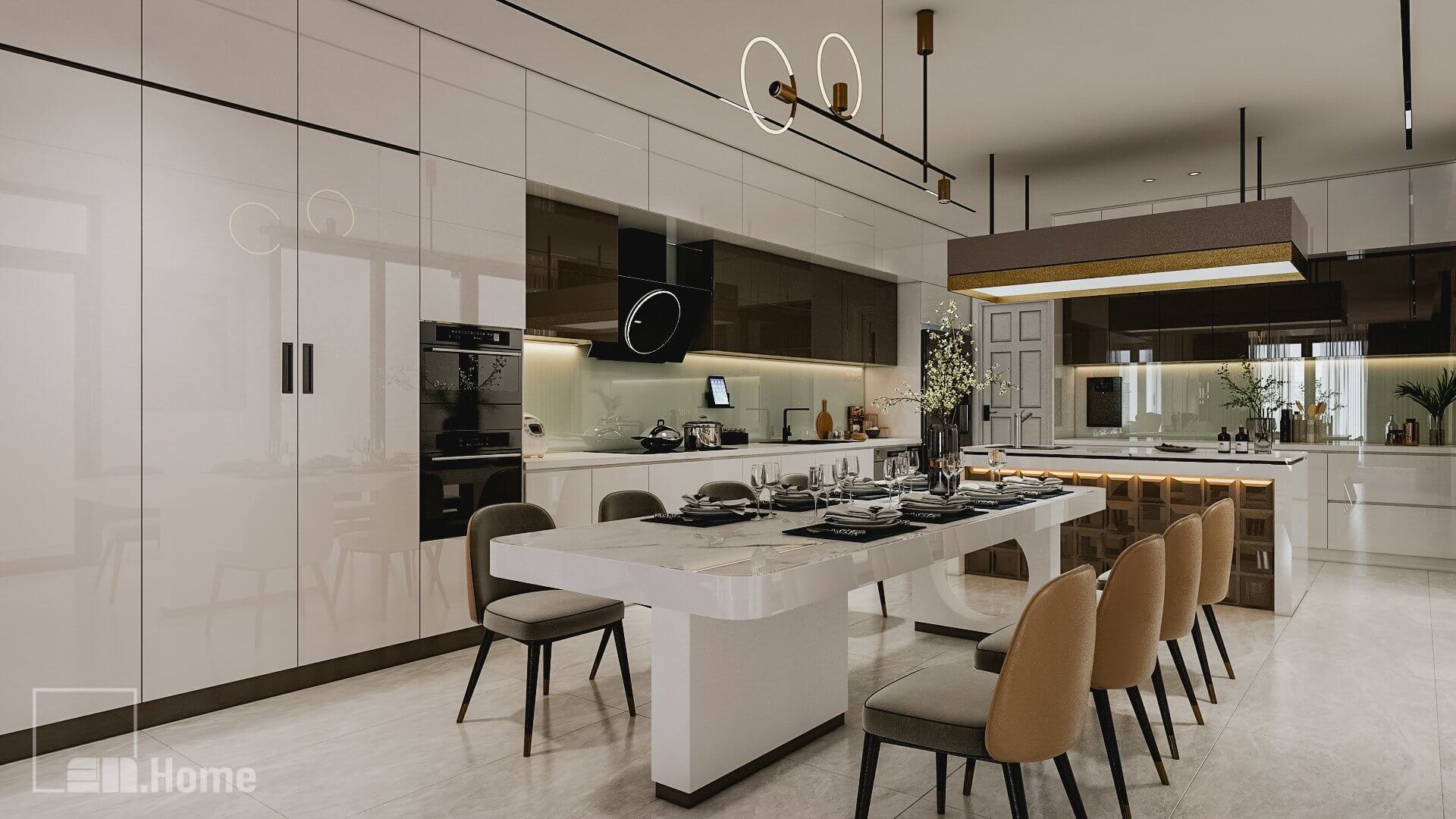 Thiết kế nội thất nhà chị Nguyên 10x28m - Đà Nẵng 44 nha chi nguyen