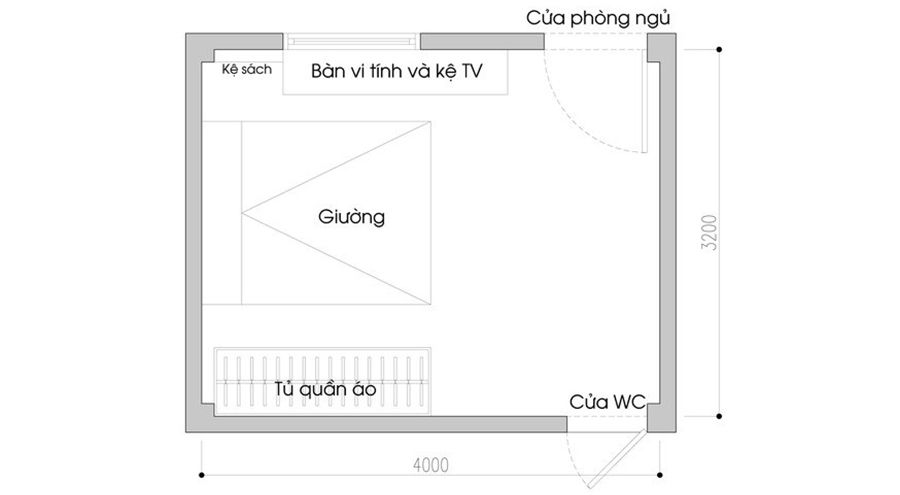 bo tri phong ngu 10m2