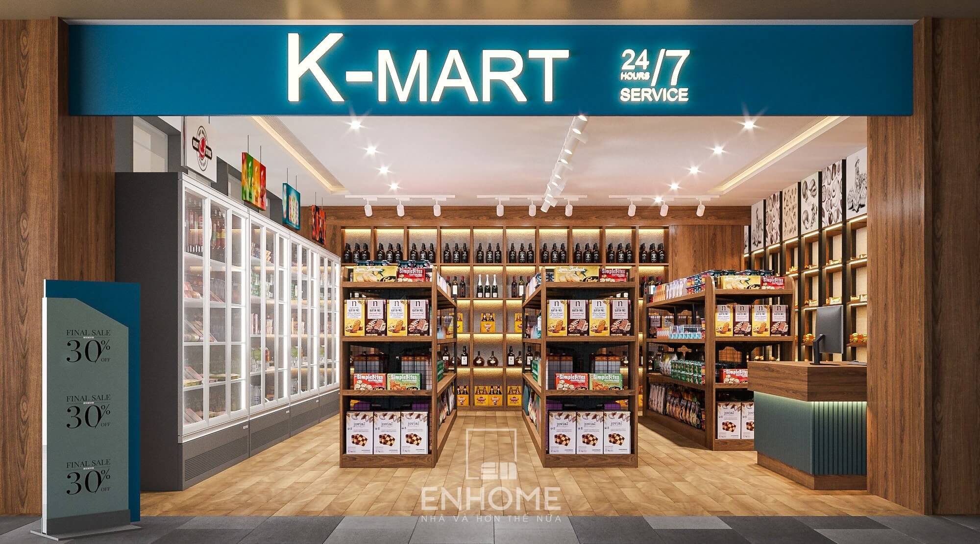 Dự án thiết kế nội thất siêu thị K-Mart Casino Hoiana - Quảng Nam 25 thiết kế nội thất siêu thị K-Mart Casino Hoiana - Quảng Nam