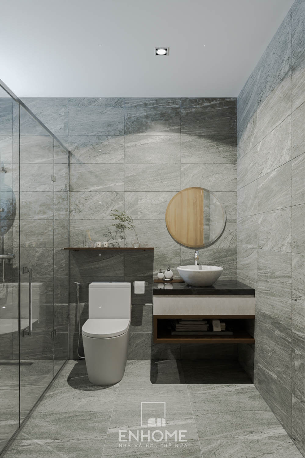 Dự án thiết kế kiến trúc nội thất nhà chị Hằng - Q. Sơn Trà - TP. Đà Nẵng 77 nha chi hang