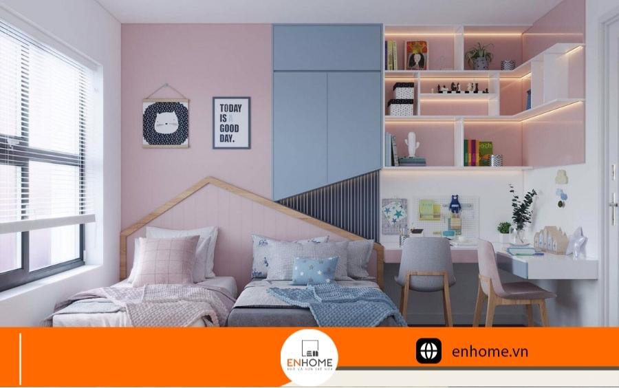 Cuốn hút với những thiết kế phòng ngủ chung cho bố mẹ và con đẹp và tiện nghi 22 thiet ke phong ngu chung cho bo me va con