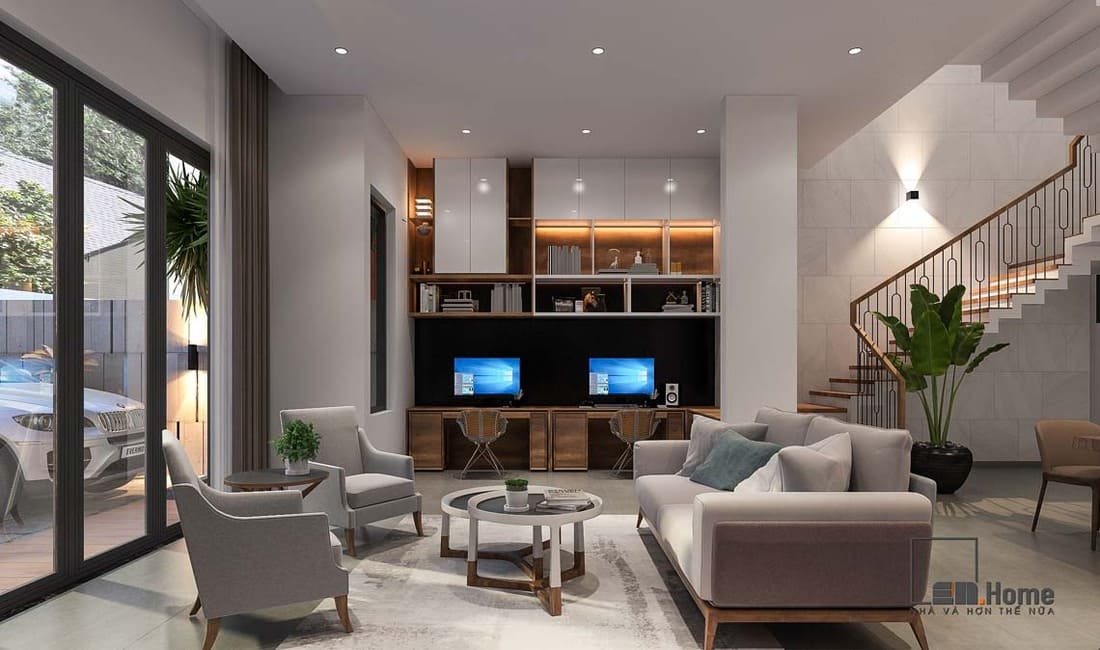 28+ Mẫu phòng sinh hoạt chung đẹp, được nhiều gia chủ lựa chọn 56 Phòng sinh hoạt chung gia đình