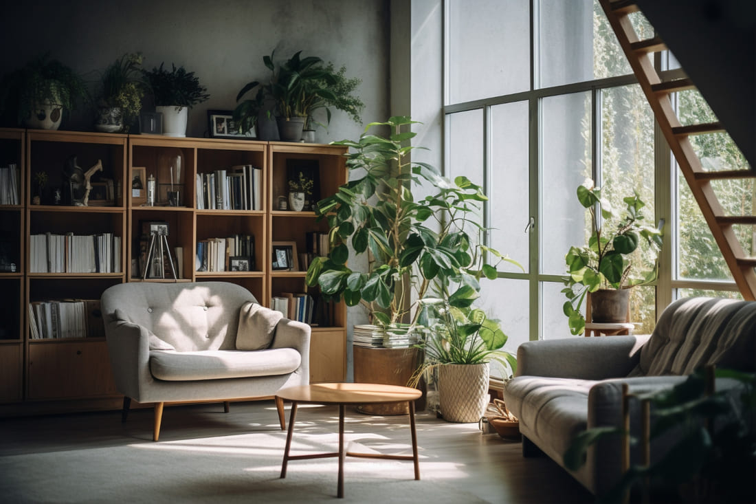 28+ Mẫu phòng sinh hoạt chung đẹp, được nhiều gia chủ lựa chọn 58 Kết hợp phòng sinh hoạt chung với phòng đọc sách