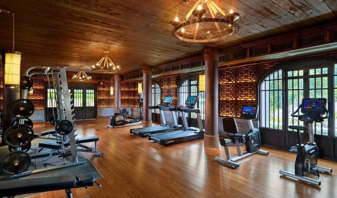 Phong cách Rustic cho thiết kế phòng gym