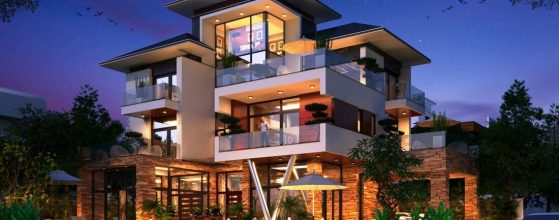 Mẫu biệt thự 3 tầng