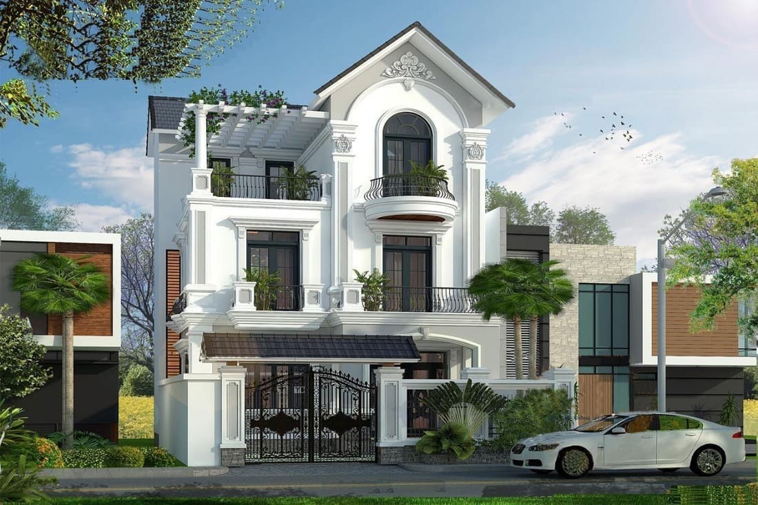 Top biệt thự mái Nhật đẹp, không bao giờ lỗi thời 18 Mẫu nhà thanh lịch