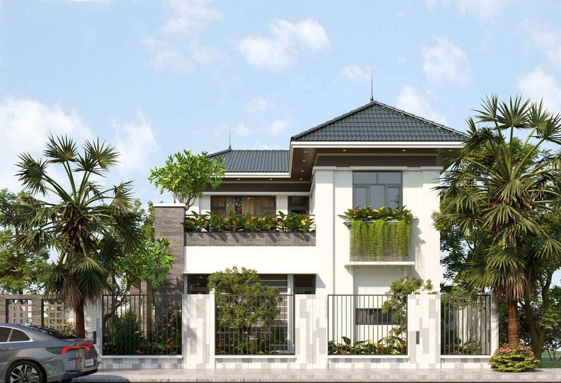 Top biệt thự mái Nhật đẹp, không bao giờ lỗi thời 20 Mẫu thiết kế 2 tầng