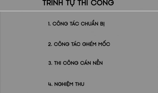 Quy trình thi công cán nền đúng kỹ thuật