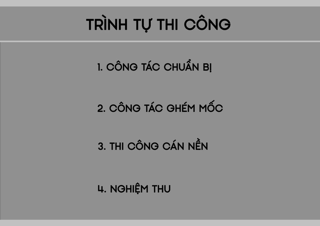 Quy trình thi công cán nền đúng kỹ thuật