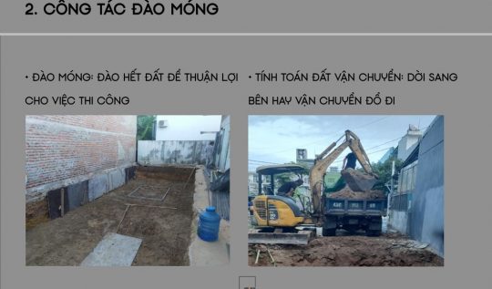 Quy trình thi công móng băng 2 phương đúng kỹ thuật